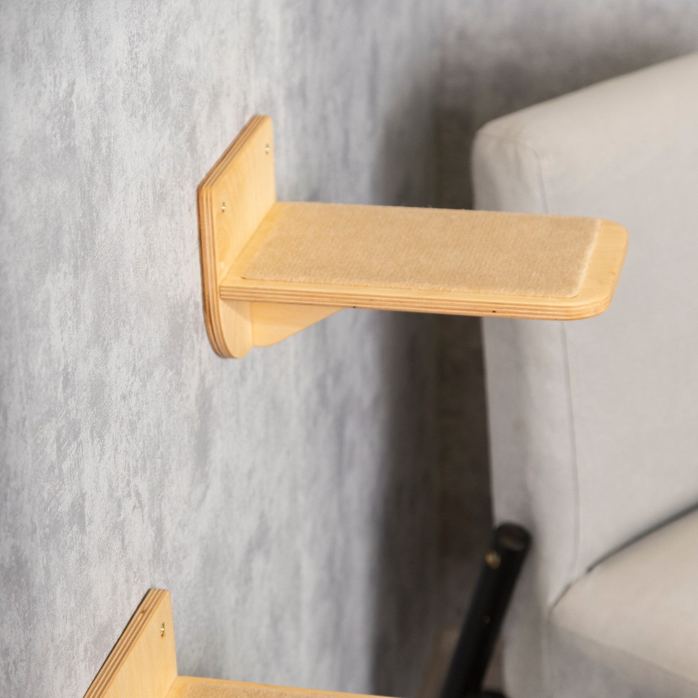 cat ladder, floating shelf, pet stairs