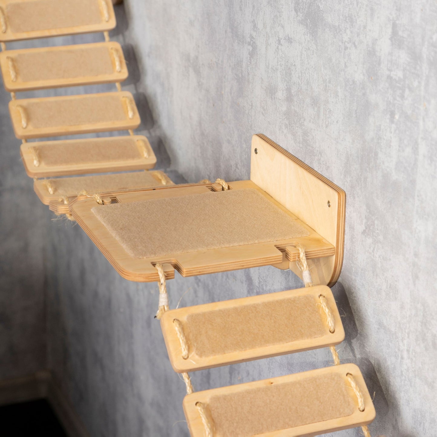 cat perch, wall cat shelves, ladder shelf, cat bridge, cat climbing wall