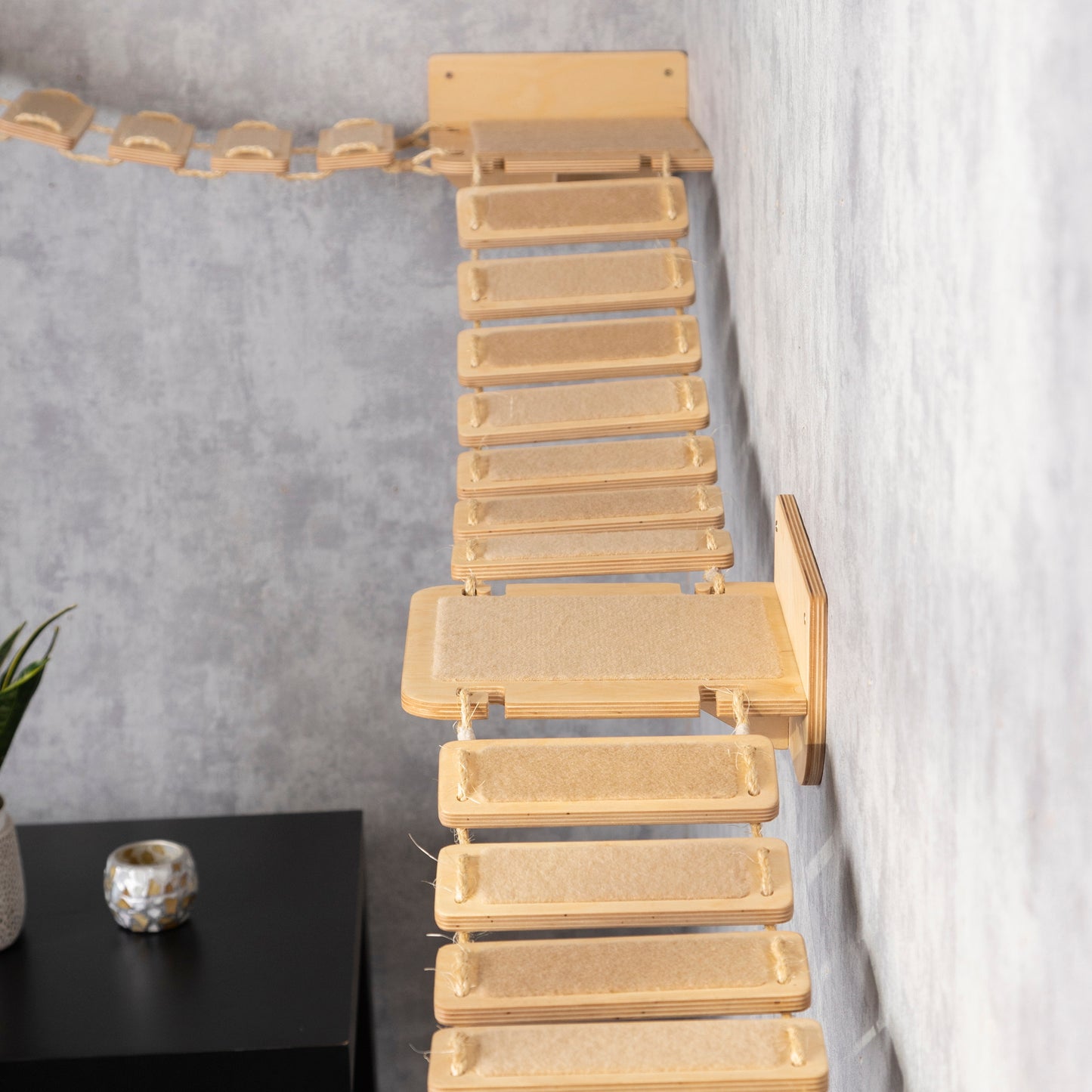 cat shelves wall, cat bridge, pet steps, cat climbing wall