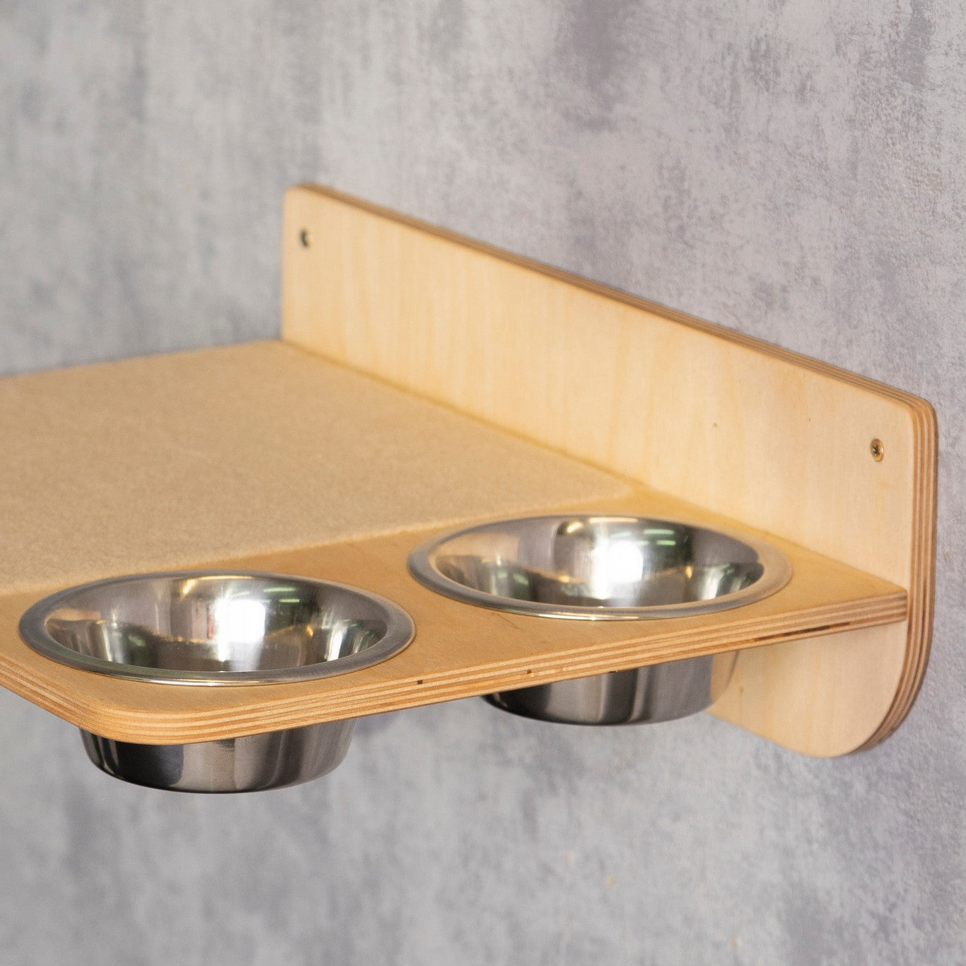 cat wall shelves - slow feeder cat bowl