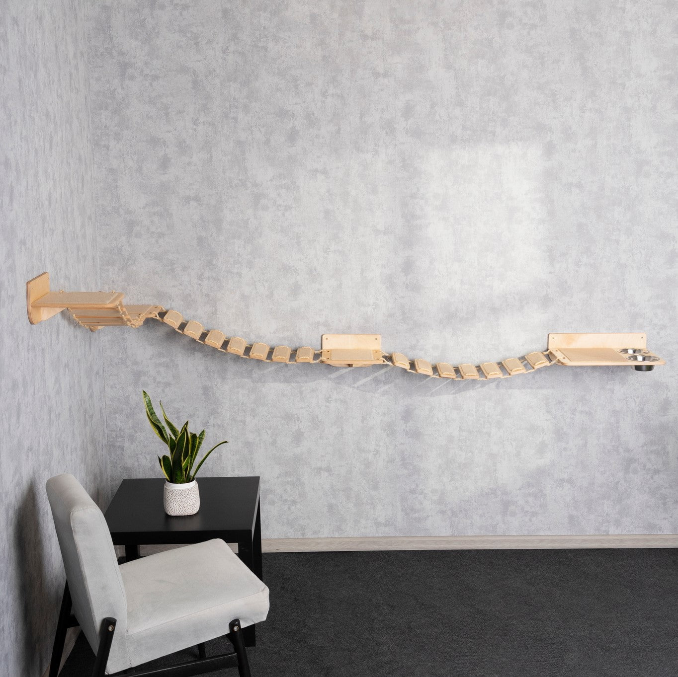 cat wall shelf, cat shelves wall, cat bridge, cat feeding station, cat food bowl