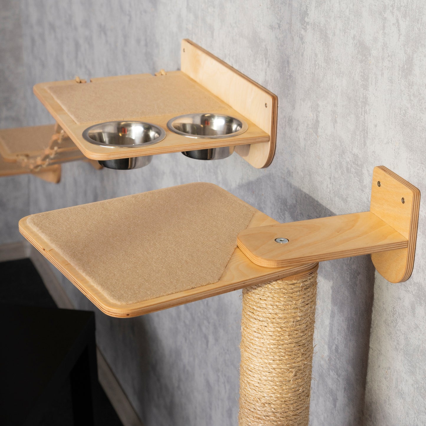 cat scratching posts, cat slow feeder, cat shelf, color clear