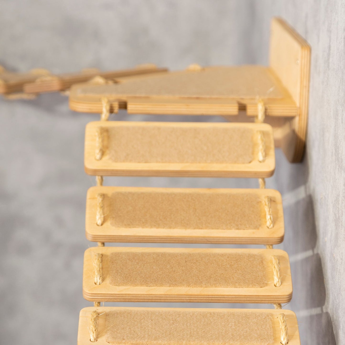 ladder shelf, floating shelf, cat climbing wall