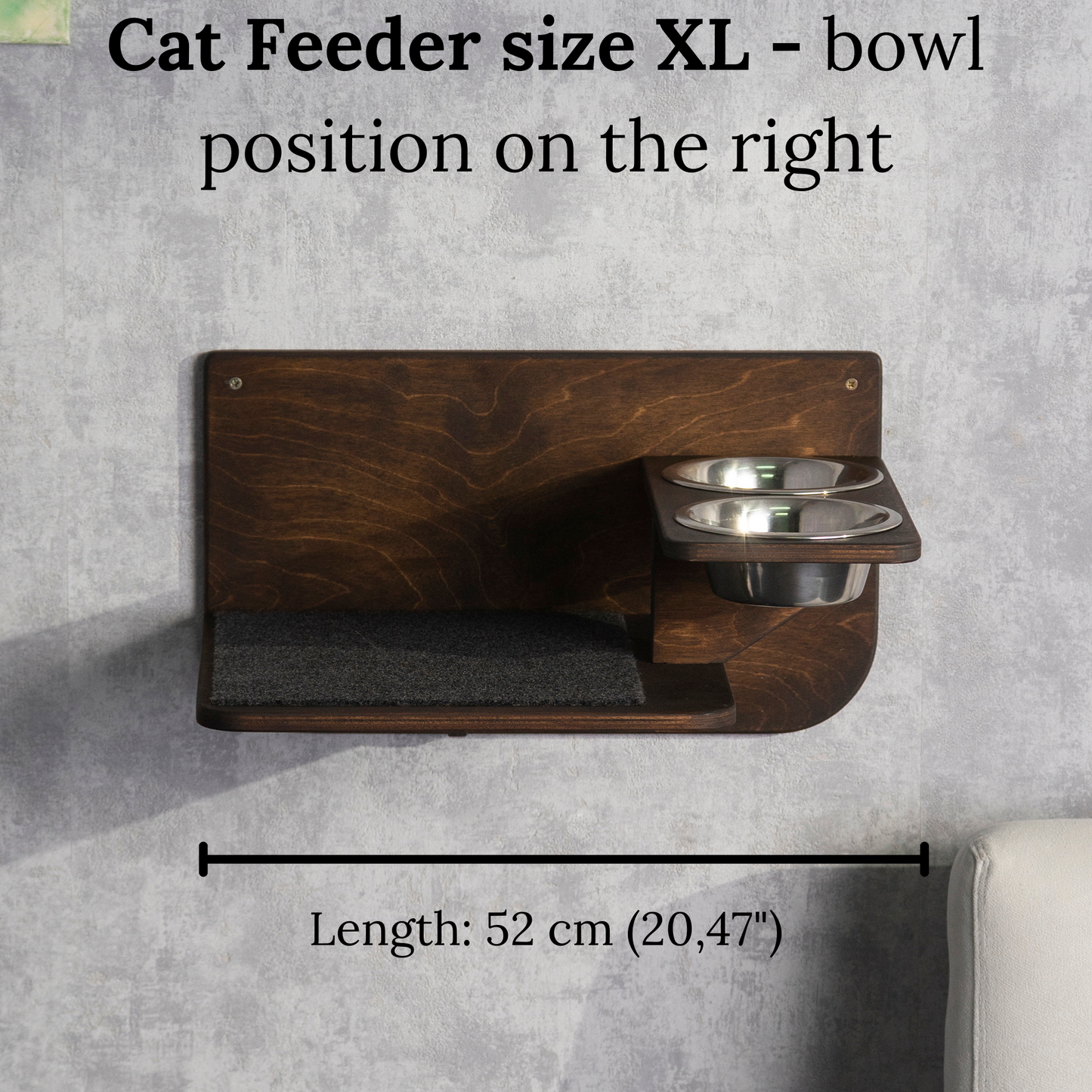 Elevate Your Cat's Mealtime with a Stylish Wall-Mounted Cat Feeder