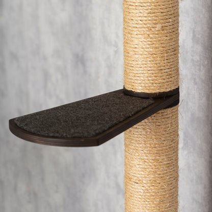 Modern Cat Scratching Post with Stylish Cat Shelves - Perfect for Play and Perching