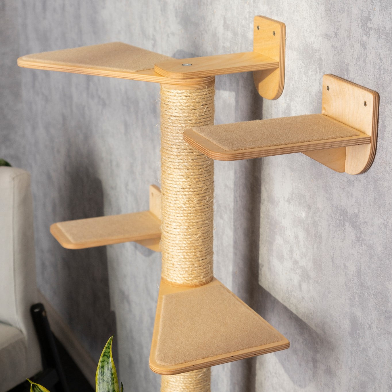 Innovative Cat Scratching Post with Climbing Steps - Provide Endless Fun for your Furry Friend