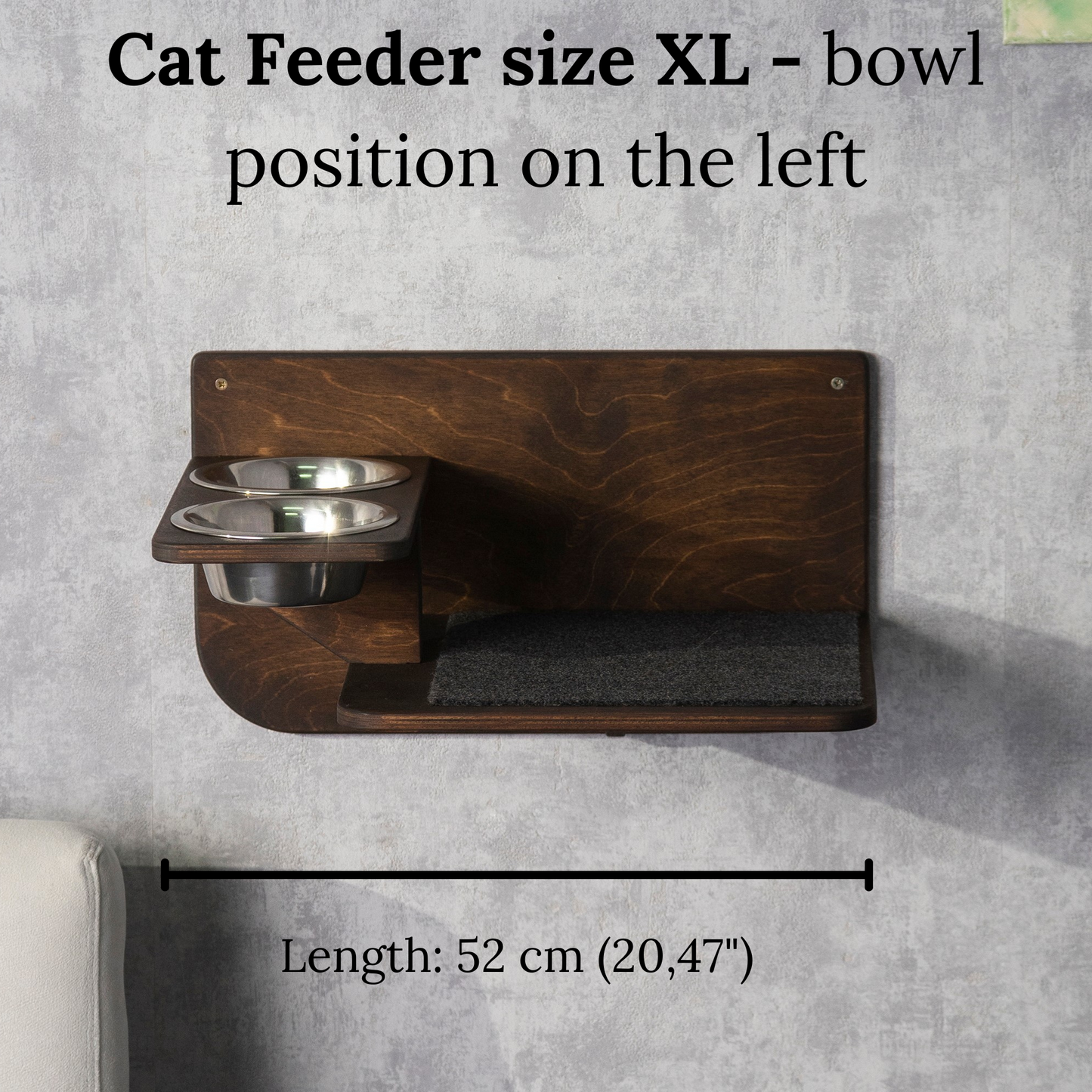 Elevate Your Cat's Mealtime with a Stylish Wall-Mounted Cat Feeder