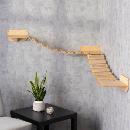 The best Cat gift our cat bridge with cat shelf