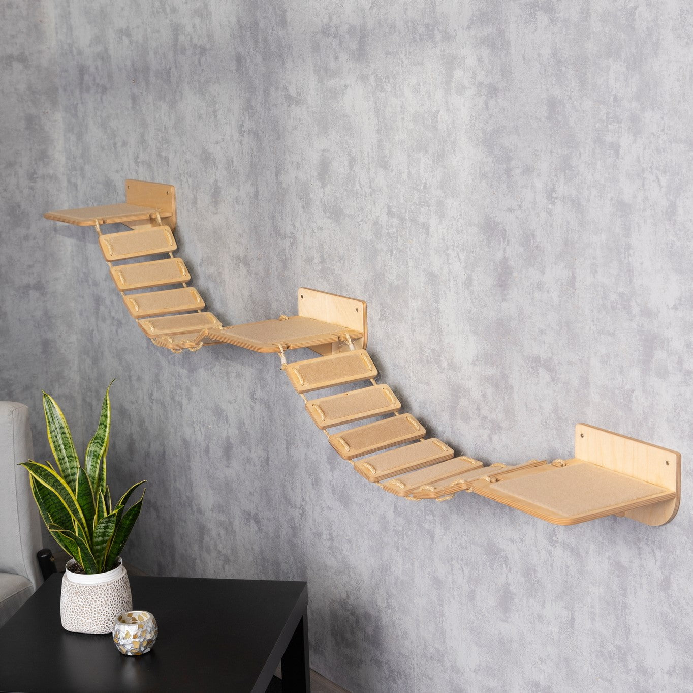 Perfect Perch: A Stylish Cat Bridge for Climbing and Relaxing