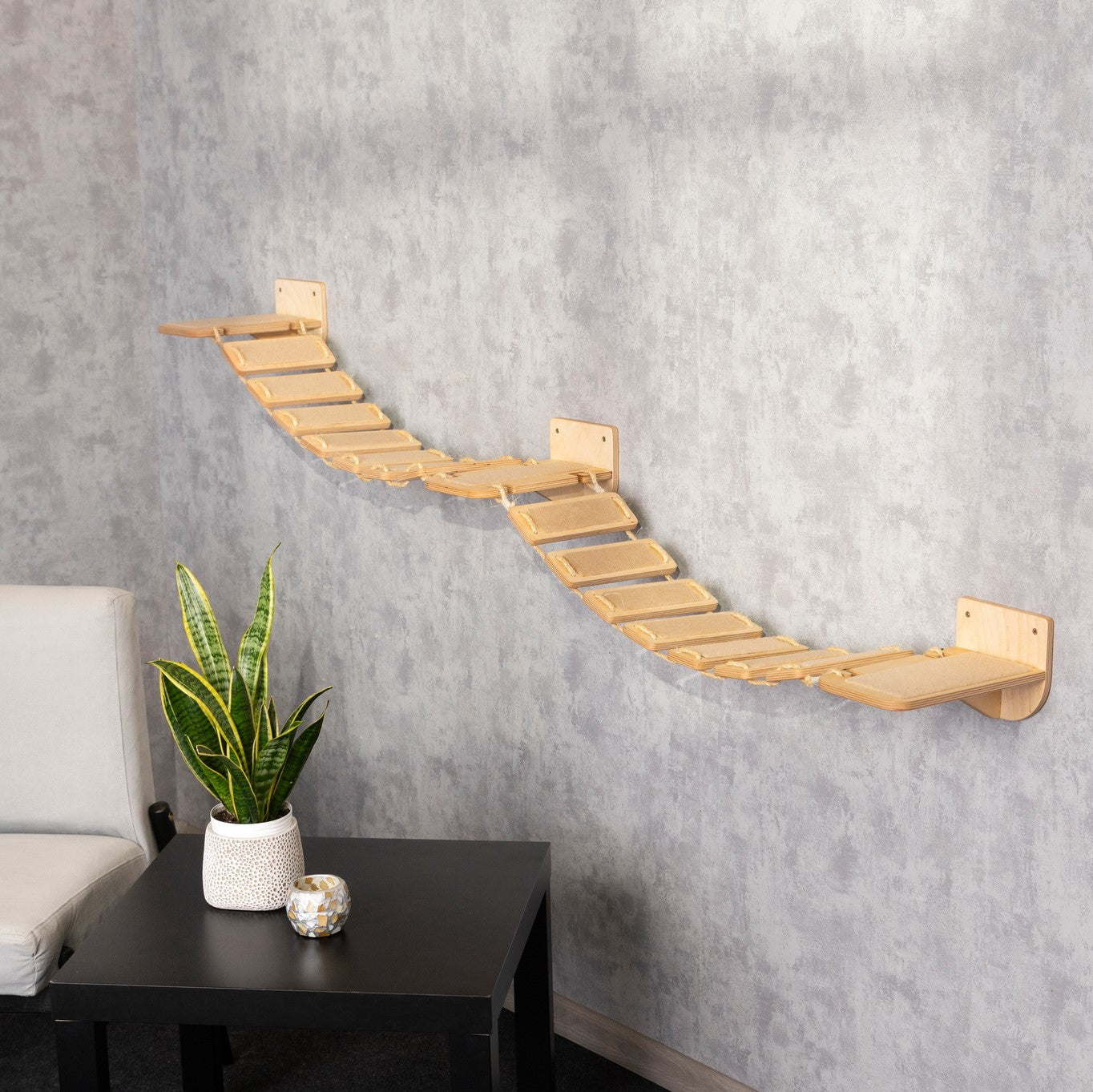 Handcrafted Cat Bridge for Playful Felines