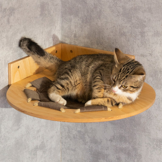 Handmade Cat Round Hammock - Stylish and Comfortable Hanging Bed for your Kitty