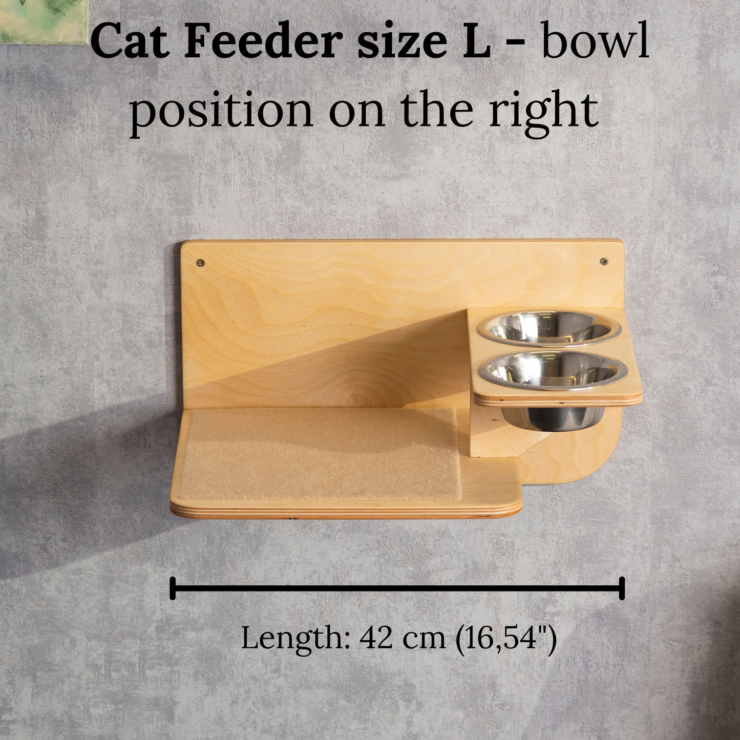 Elevate Your Cat's Mealtime with a Stylish Wall-Mounted Cat Feeder