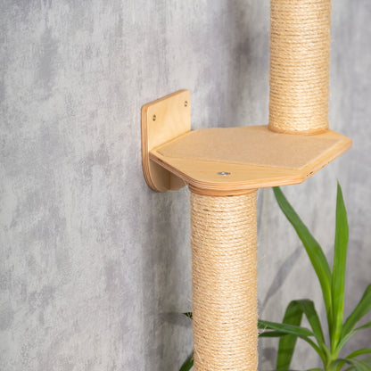 Stylish and Durable Cat Scratching Post - Perfect for Keeping your Feline Friend Happy and Healthy