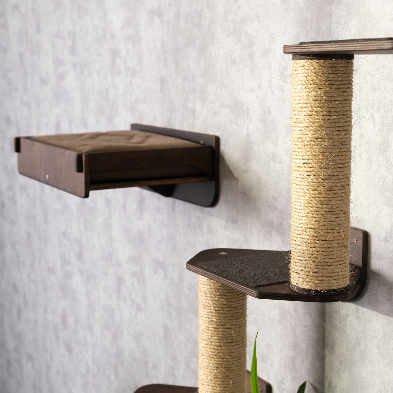 Premium Cat Scratching Post with Cozy Bed: Keep Your Kitty Entertained and Relaxed