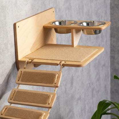 Perfect Cat Feeder, Cat Bridge, Cat Step: Stylish and Practical Solution for Your Feline Friend