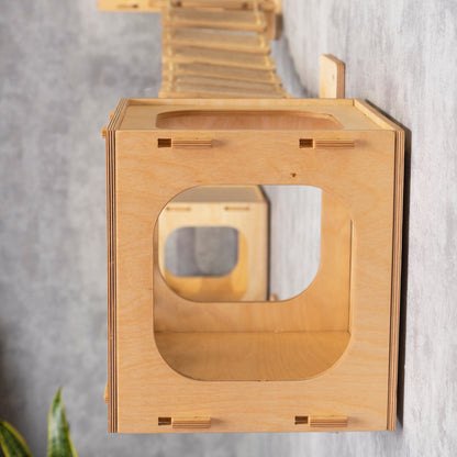 Handcrafted Cat Houses and Bridges for the Ultimate Feline Playground