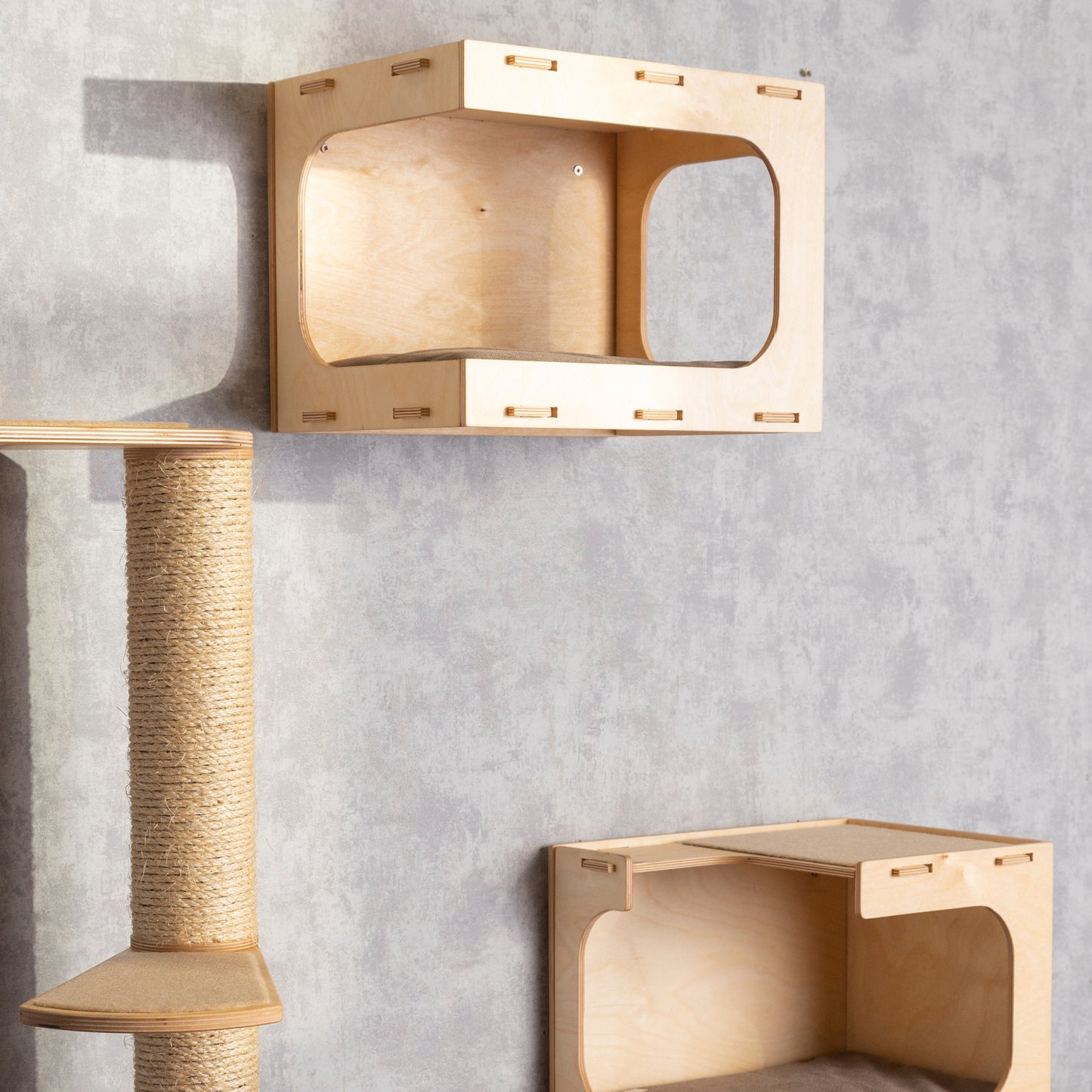 Multi-Level Cat Tree with Cozy Cat Houses- A Dream Playground for Your Kitty