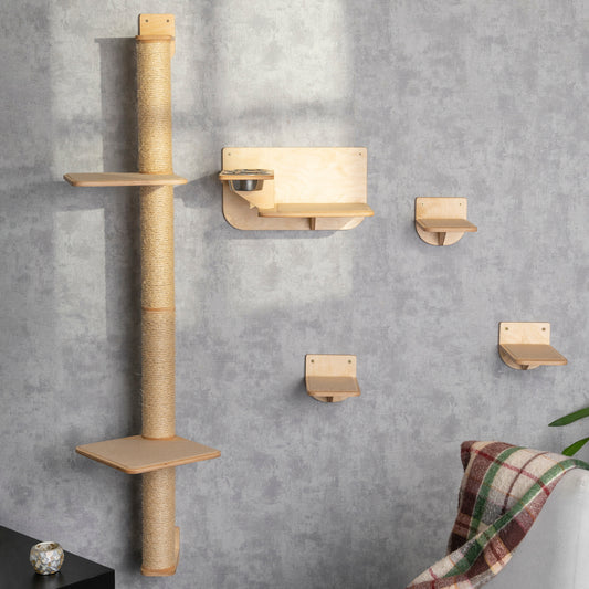 Luxurious Cat Tree: Multi-Level Climbing Haven for Your Feline Friend