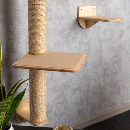 Luxurious Cat Tree: Multi-Level Climbing Haven for Your Feline Friend