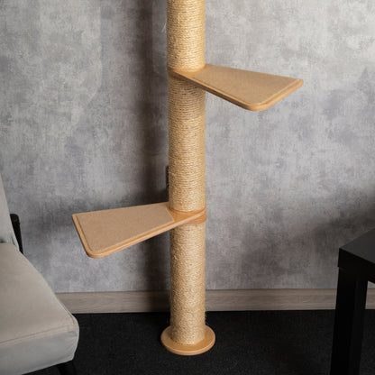 Modern Cat Tree with Cozy Houses and Stylish Shelves - Perfect Furniture for Your Feline Friend