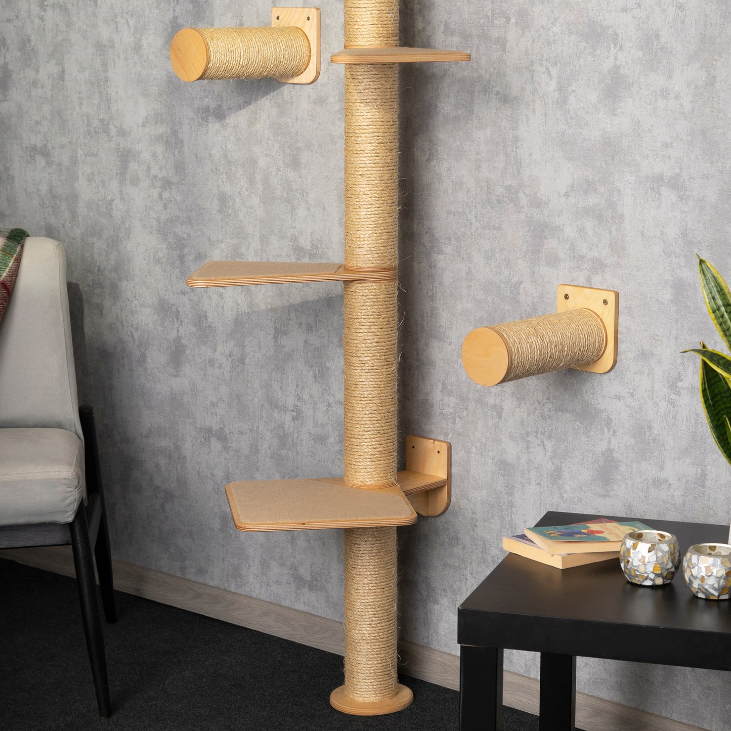 Ultimate Cat Play Haven: Cat Tree with Shelves and Sisal Steps