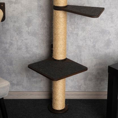 Ultimate Cat Play Haven: Cat Tree with Shelves and Sisal Steps