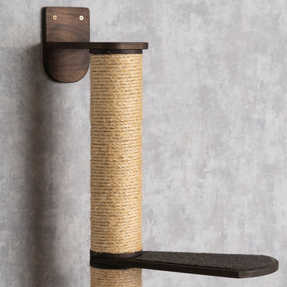 Modern Cat Scratching Post with Stylish Cat Shelves - Perfect for Play and Perching