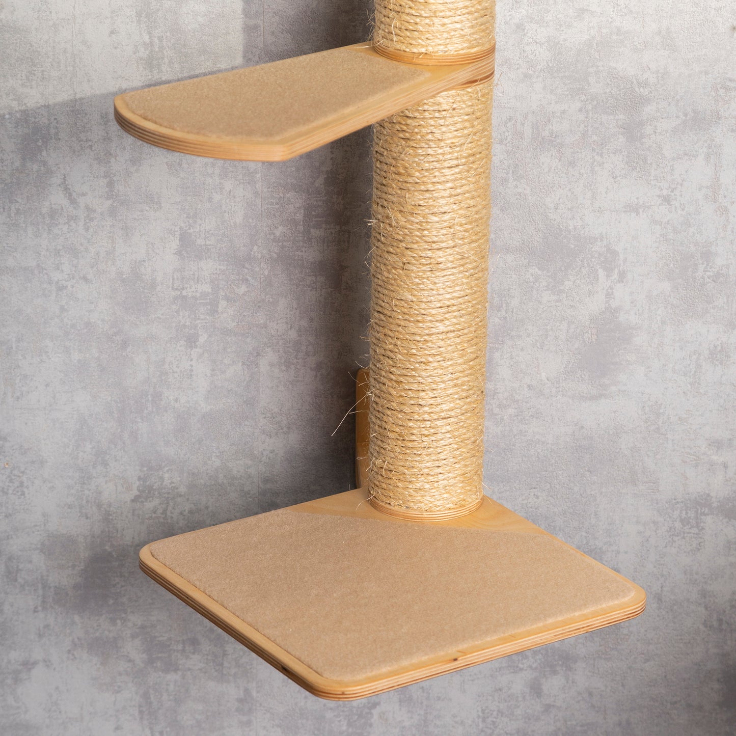 Space-Saving Kitty Playground: Cat Tree, Hammock, Shelves, Steps Combo