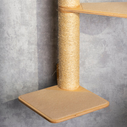 Innovative Cat Scratching Post with Climbing Steps - Provide Endless Fun for your Furry Friend