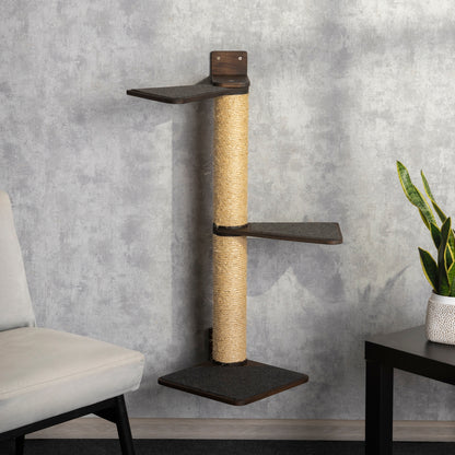 Premium Cat Scratching Post Tower with Built-in Cat Shelves - Ultimate Relaxation and Exercise Combo