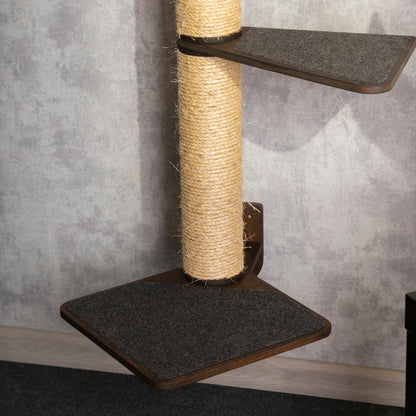 Premium Cat Scratching Post Tower with Built-in Cat Shelves - Ultimate Relaxation and Exercise Combo