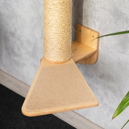 Innovative Cat Scratching Post with Climbing Steps - Provide Endless Fun for your Furry Friend