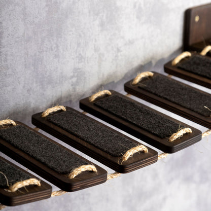cat wall furniture, wall shelves, cat steps for wall, cat bridge