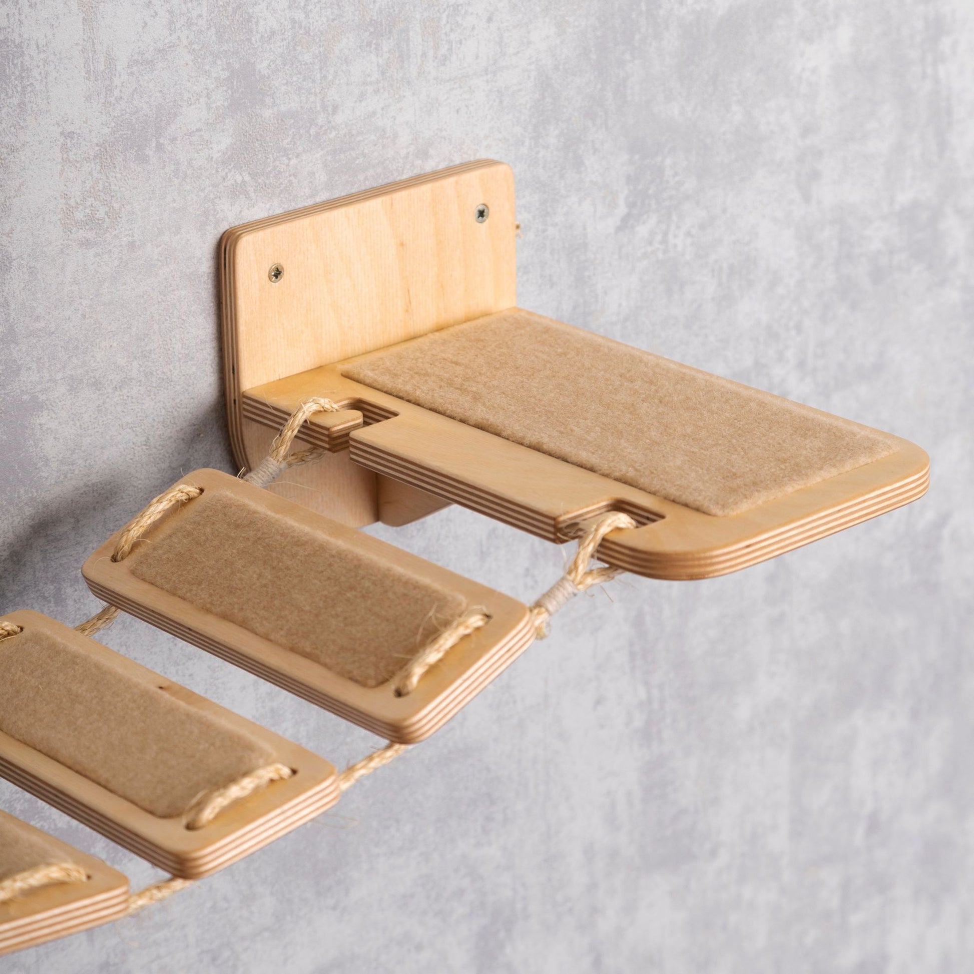 cat wall furniture - cat bridge, floating shelf