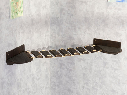 cat wall furniture - cat bridge cat shelves for wall