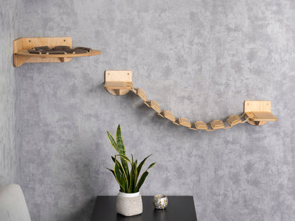 cat hammock, donut cat bed, large cat bed, cat bridge, cat shelves, cat steps for wall