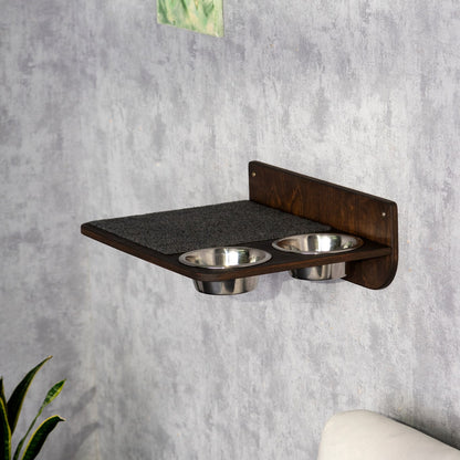 modern cat furniture - cat feeder for kitty cats