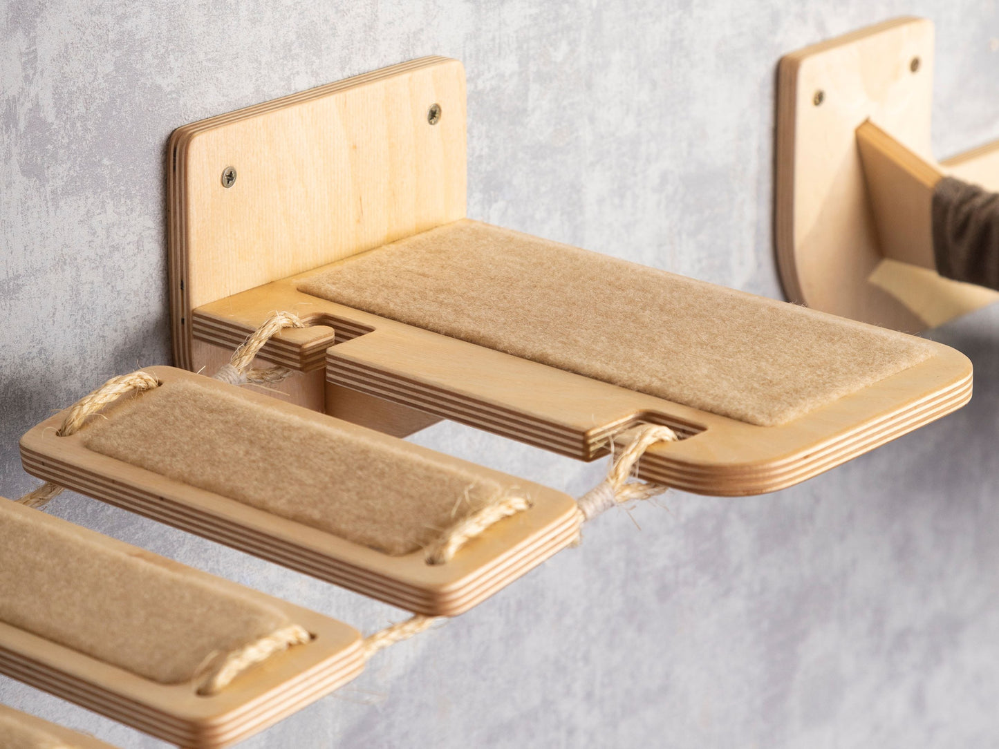 cat shelves, cat bridge, cat steps for wall, ladder shelf