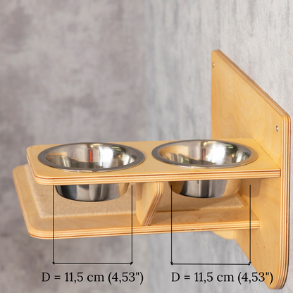 slow feeder cat bowl, color clear, side view