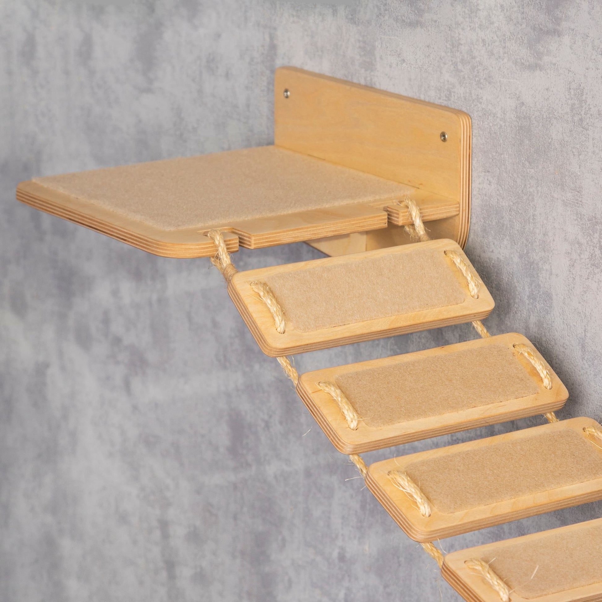 cat furniture - cat shelf, cat bridge, cat climbing wall