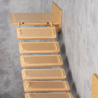 wall shelves, cat bridge, cat climbing wall, color clear