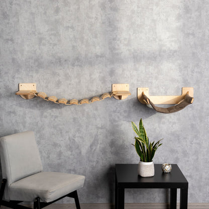 cat wall shelves, cat hammock, cute cat bed, cat bridge, front view, color clear  