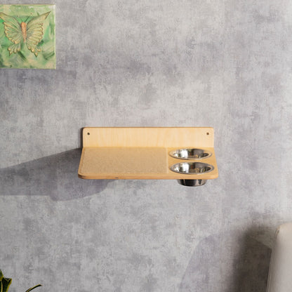 cat feeding station, cat wall feeder